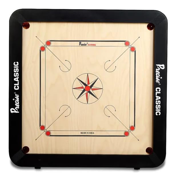 Amazon.com: Precise Carrom Board Classic Original Birch English